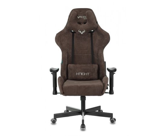  Кресло игровое Бюрократ Viking Knight LT10 Fabric коричневый крестовина металл 
