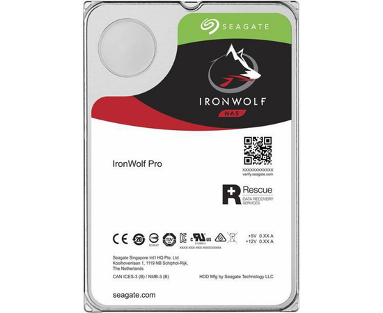  HHD Seagate Original Sata3 4Tb ST4000NE001 NAS Ironwolf Pro (7200rpm) 256Mb 3.5" 