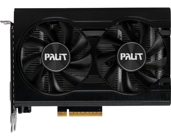  Видеокарта Palit nVidia GeForce RTX 3050 PA-RTX3050 DUAL (NE63050018P1-1070D) PCI-E 4.0 8192Mb 128 GDDR6 1552/14000 HDMIx1 DPx3 HDCP Ret 
