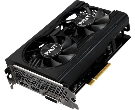  Видеокарта Palit nVidia GeForce RTX 3050 PA-RTX3050 DUAL (NE63050018P1-1070D) PCI-E 4.0 8192Mb 128 GDDR6 1552/14000 HDMIx1 DPx3 HDCP Ret 