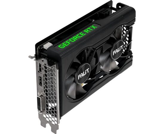  Видеокарта Palit nVidia GeForce RTX 3050 PA-RTX3050 DUAL (NE63050018P1-1070D) PCI-E 4.0 8192Mb 128 GDDR6 1552/14000 HDMIx1 DPx3 HDCP Ret 