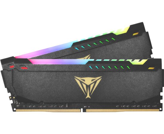  Оперативная память Patriot Memory DDR 4 DIMM 64Gb (32Gbx2) PC28800, 3600Mhz, CL20, PATRIOT Viper Steel RGB Kit (PVSR464G360C0K) (retail) 