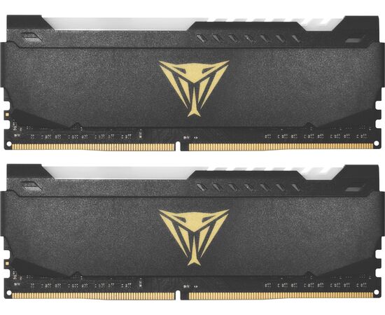  Оперативная память Patriot Memory DDR 4 DIMM 64Gb (32Gbx2) PC28800, 3600Mhz, CL20, PATRIOT Viper Steel RGB Kit (PVSR464G360C0K) (retail) 