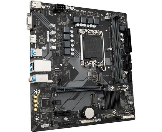  MB s1700 Gigabyte B760M H DDR4, Intel B760, 2xDDR4-3200 МГц, 1xPCI-Ex16, 2xM.2, Micro-ATX 