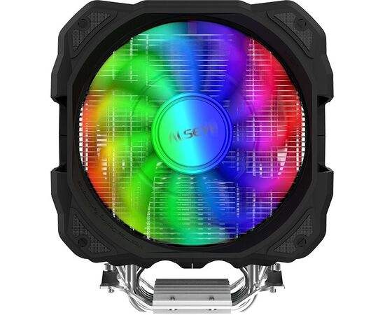  Вентилятор Alseye M120D PLUS/Universal, 200W, Heat pipe 6mm*6, 120mm FAN 700-1900rpm, 73.75CFM, 41.2dBA, 8 LED RTL 