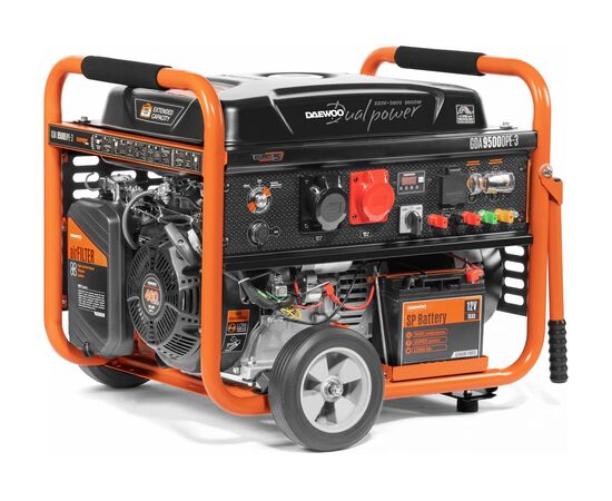  Генератор бензиновый DAEWOO GDA 9500DPE-3 с функцией Dual Power 