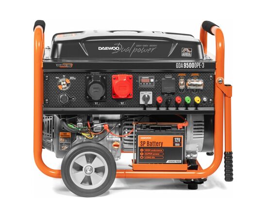  Генератор бензиновый DAEWOO GDA 9500DPE-3 с функцией Dual Power 