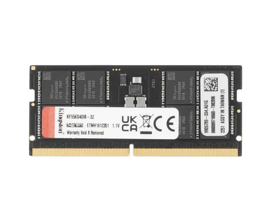  ОЗУ Kingston Fury Impact (KF556S40IB-32) DDR5 32GB 5600MT/s CL40 SODIMM PnP 