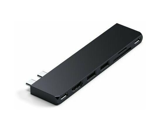  Адаптер Satechi ST-HUCPHSD USB-C Pro Hub Slim Adapter Midnight Black 