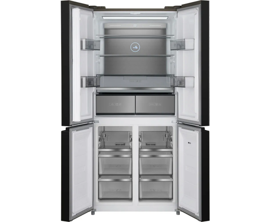  Холодильник Weissgauff WCD 590 NoFrost Inverter Premium Biofresh Blue Glass 