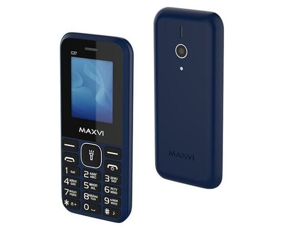  Мобильный телефон MAXVI C27 blue 