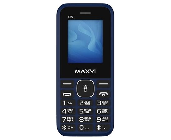 Мобильный телефон MAXVI C27 blue 