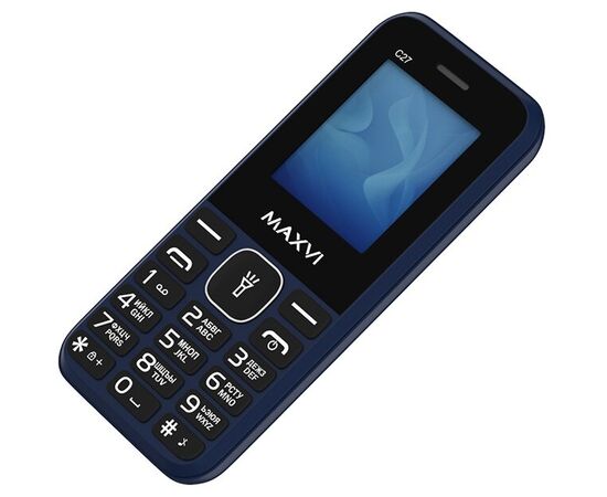  Мобильный телефон MAXVI C27 blue 