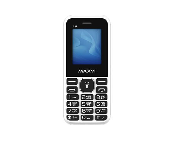  Мобильный телефон MAXVI C27 white 