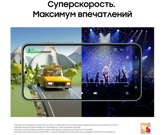  Смартфон Samsung S23 S911B 8/128 Lavender CL 