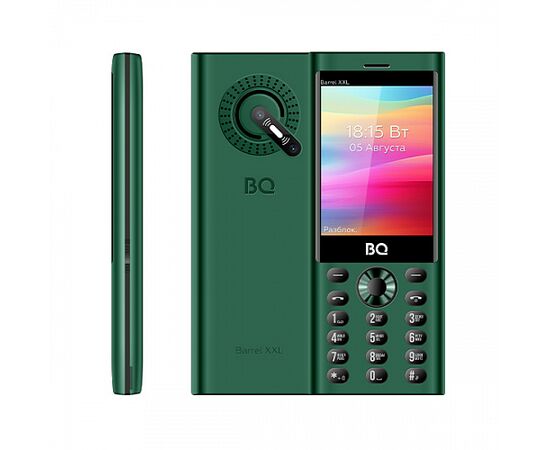  Мобильный телефон BQ 3598 Barrel XXL Green+Black 