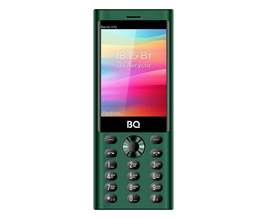  Мобильный телефон BQ 3598 Barrel XXL Green+Black 