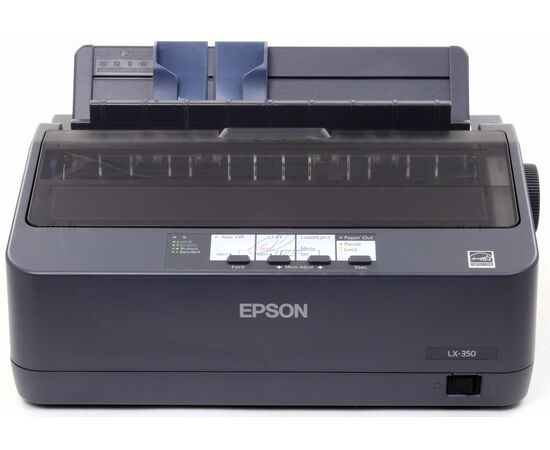  Принтер EPSON LX-350, черно-белая матричная / A4 / USB, LPT,COM 