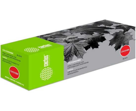  Тонер Картридж Cactus CS-C045HBK черный (2800стр.) для Canon LBP 611Cn i-Sensys/613Cdw i-Sensys Canon MF 631Cn i-Sensys/633Cdw i-Sensys/635Cx i-Sensys 