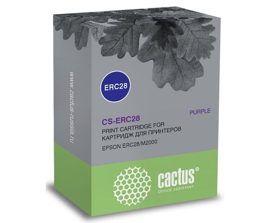  Картридж Cactus CS-ERC28 матричный фиолетовый для Epson ERC28/M2000 