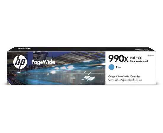  Картридж струйный HP 911X M0J90AE голубой (16000мл) для HP PW Pro 755/772/777 