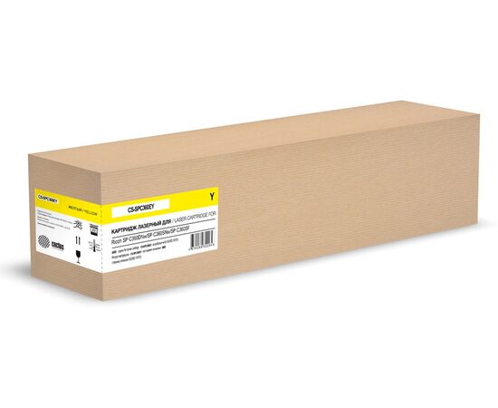  Картридж лазерный Cactus CS-SPC360EY 408187 желтый 6000стр для Ricoh SP C360DNw/SP C360SNw/SP C360SF 