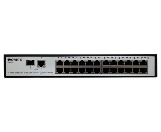  Коммутатор ORIGO OS1225/A1A 24x100Base-TX, 1xCombo 1000Base-T/SFP 
