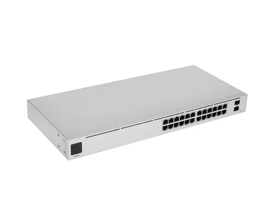 Коммутатор Ubiquiti UniFi (USW-24-POE) Switch 24 PoE в стойку, 24х 1G RJ45, 2х SFP, раздача 95 Вт (028554) 