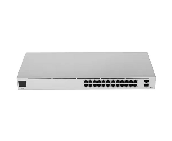  Коммутатор Ubiquiti UniFi (USW-24-POE) Switch 24 PoE в стойку, 24х 1G RJ45, 2х SFP, раздача 95 Вт (028554) 