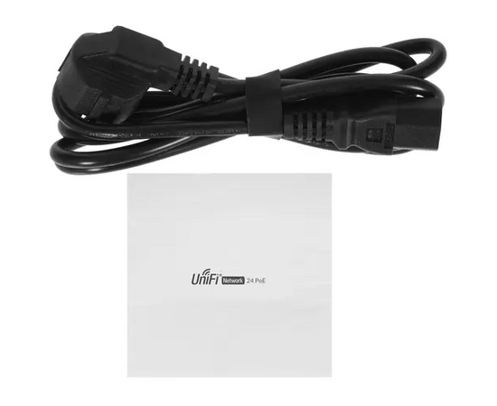  Коммутатор Ubiquiti UniFi (USW-24-POE) Switch 24 PoE в стойку, 24х 1G RJ45, 2х SFP, раздача 95 Вт (028554) 