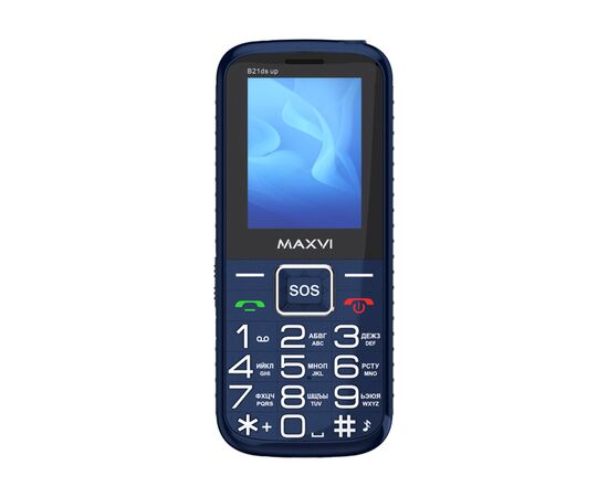  Мобильный телефон MAXVI B21ds up Blue 