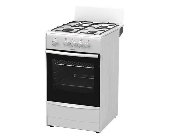  Плита Газовая Darina A 3001 W белый реш.сталь, 85x50x56см, 4 конфороки, духовка  50л 