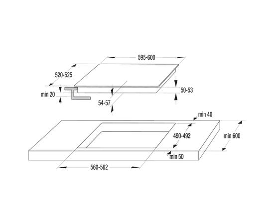  Варочная поверхность Gorenje ECT643WCSC белый 