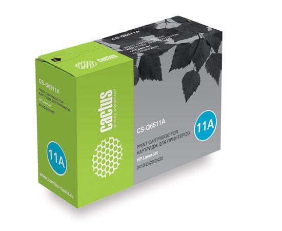  Тонер Картридж Cactus CS-Q6511A черный для HP 2410/2420/2430(6000стр.) 