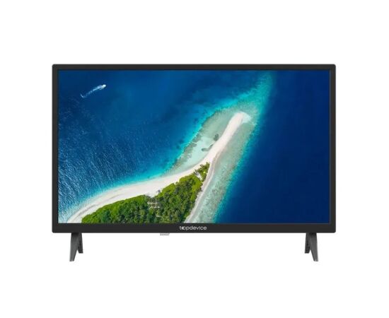  24" Телевизор Topdevice TDTV24BS01HBK черный 1366x768, HD READY, 60 Гц, Wi-Fi, SMART TV, WildRed 
