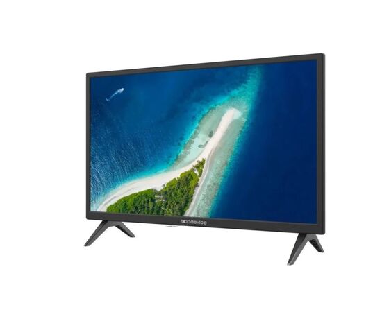  24" Телевизор Topdevice TDTV24BS01HBK черный 1366x768, HD READY, 60 Гц, Wi-Fi, SMART TV, WildRed 
