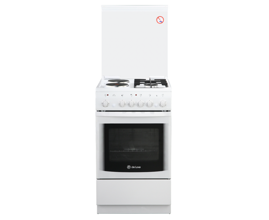  Плита De Luxe 506022.05гэ(кр) ЧР-030 белый 