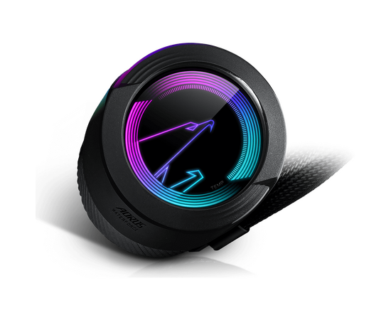  Жидкостная система охлаждения Gigabyte Aorus Waterforce 280 (GP-AORUS WATERFORCE 280), 2 x 140mm ARGB Fan, RTL (6) (552367) 