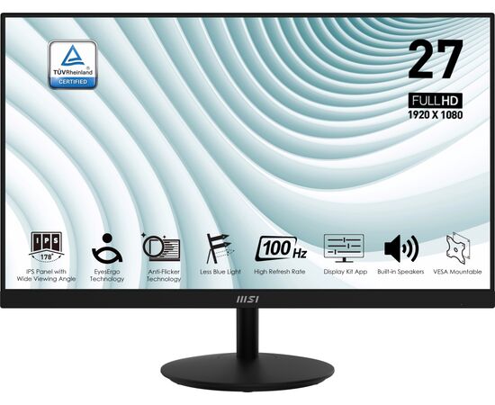  Монитор 27” MSI LCD Pro MP271A (9S6-3PA2CT-085) 1920x1080 черный IPS 100 Гц 