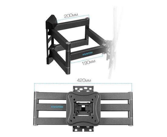 Кронштейн для телевизора Kromax Corbel-12 