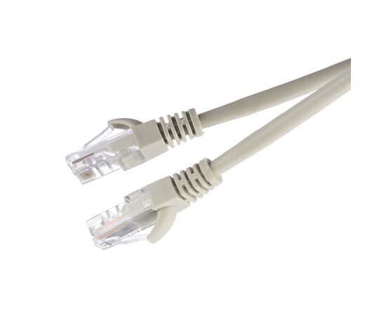 Патч-корд GoPower RJ-45 (m)-RJ-45 (m) 0.5м кат.5е ПВХ 26AWG CCA серый в пакете (1/250) 