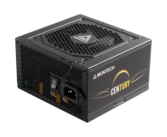  Блок питания Montech Century 550W / ATX 2.43, APFC, 80 Plus Gold, Full Bridge LLC, DC-DC, Japan caps, 120mm fan, full modular 
