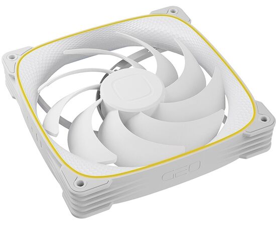  Комплект вентиляторов (3 шт.) Geometric Future Squama 2503W-14 Triple Pack (1F2503W314000) / 140mm, PWM, 2400 RPM, 91.15 CFM, 34.0 dBA, 5V ARGB, White 