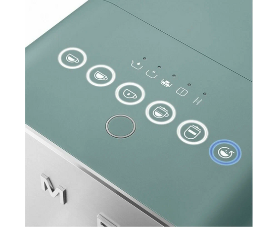  Кофемашина автоматическая SMEG BCC13EGMEU изумрудно-зелена матовая 