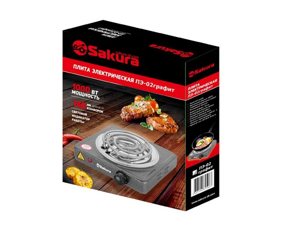  Настольная плитка Sakura ПЭ-02 графит 