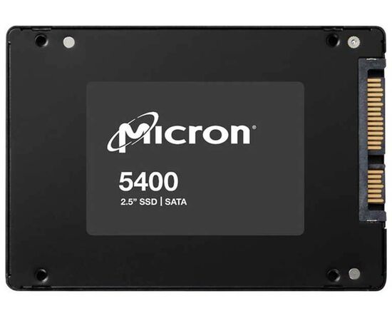  SSD Micron 5400Pro (MTFDDAK960TGA-1BC1ZABYY) 960GB SATA 2.5" 3D TLC R540/W520MB/s MTTF 3М 95000/33000 IOPS 1.5 DWPD, 1 year, OEM 
