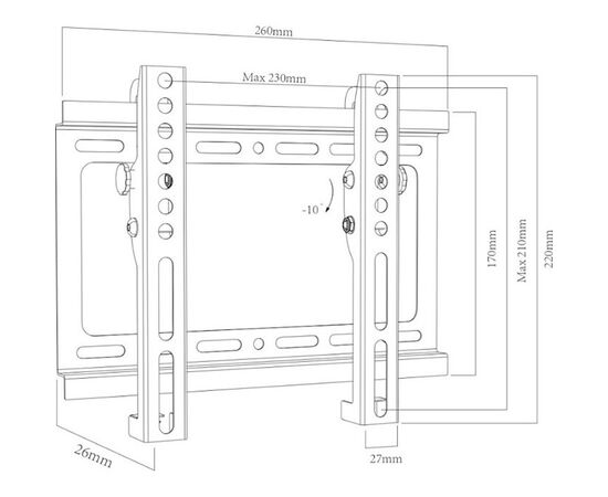  Кронштейн ASPECT LED Easy-2 