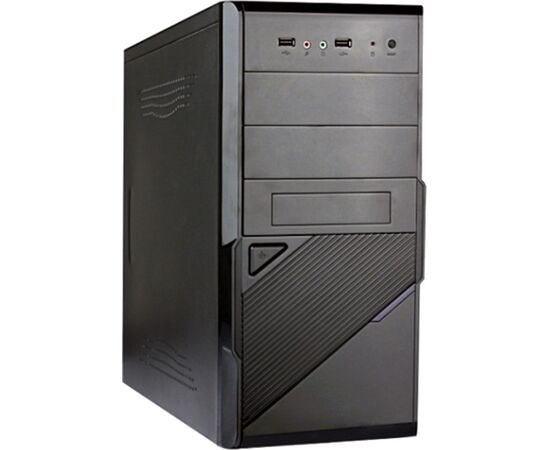  Корпус Exegate EX284019RUS BA-201 Black, mATX, AA450, 80mm, 2xUSB, Audio 