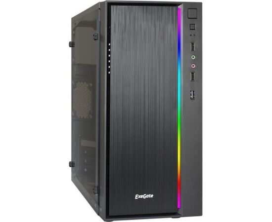  Корпус ExeGate Minitower EX283754RUS mEVO-9301-RGB 