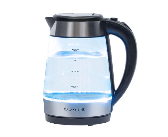  Чайник Galaxy LINE GL 0558 стекло, 2200Вт, объем 1,7 л 